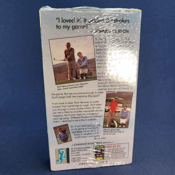 Tim Conway Dorf's Golf Bible Vintage VHS Sealed - Image 4