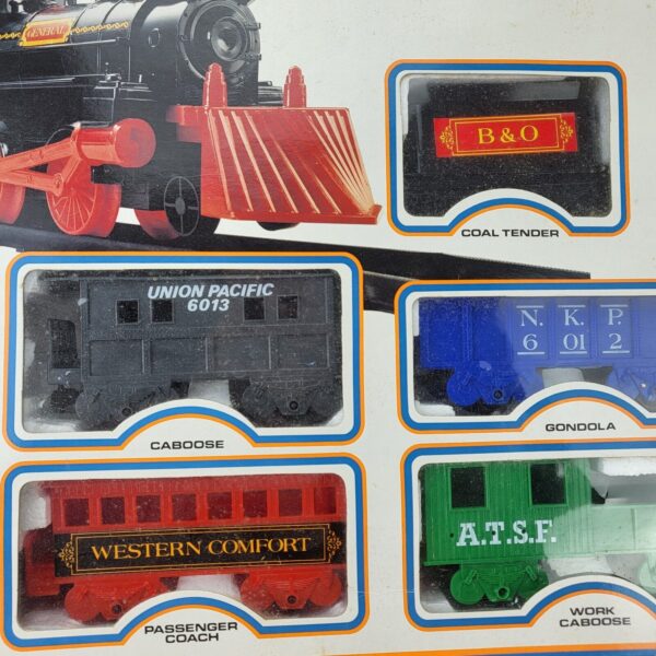 Vintage Western Old Timer Battery Operated Train Set In Original Box - Image 3