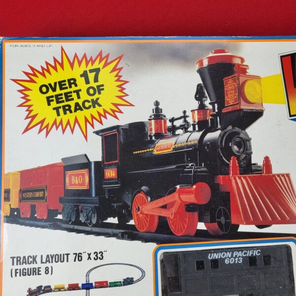 Vintage Western Old Timer Battery Operated Train Set In Original Box - Image 7