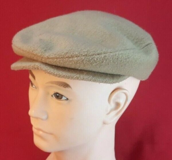 Vintage Union Made Men's Lined Casual Lord Flat Cap Camel Size Medium