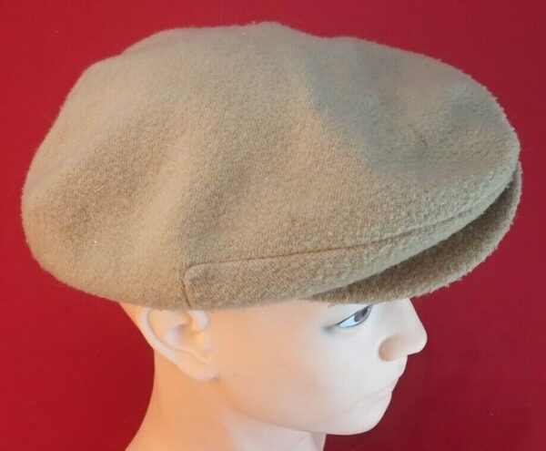 Vintage Union Made Men's Lined Casual Lord Flat Cap Camel Size Medium - Image 3