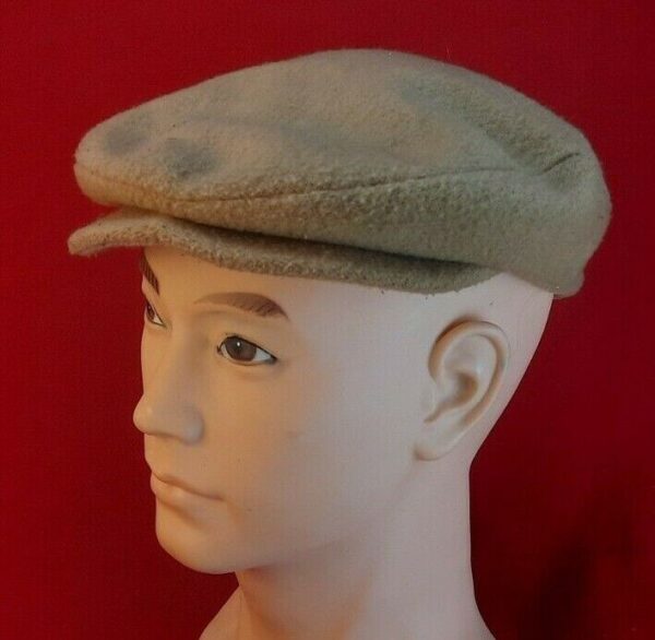 Vintage Union Made Men's Lined Casual Lord Flat Cap Camel Size Medium - Image 4