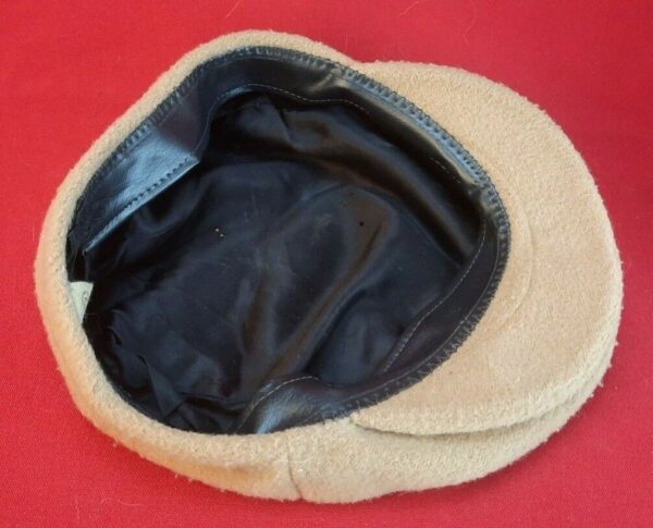 Vintage Union Made Men's Lined Casual Lord Flat Cap Camel Size Medium - Image 7