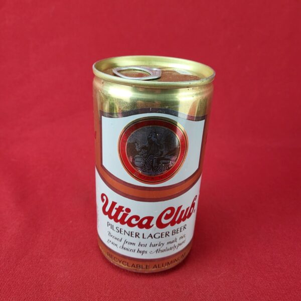 Utica Club Vintage Beer Can Pilsner Lager Emptied from Bottom - Image 2