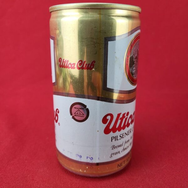 Utica Club Vintage Beer Can Pilsner Lager Emptied from Bottom - Image 3